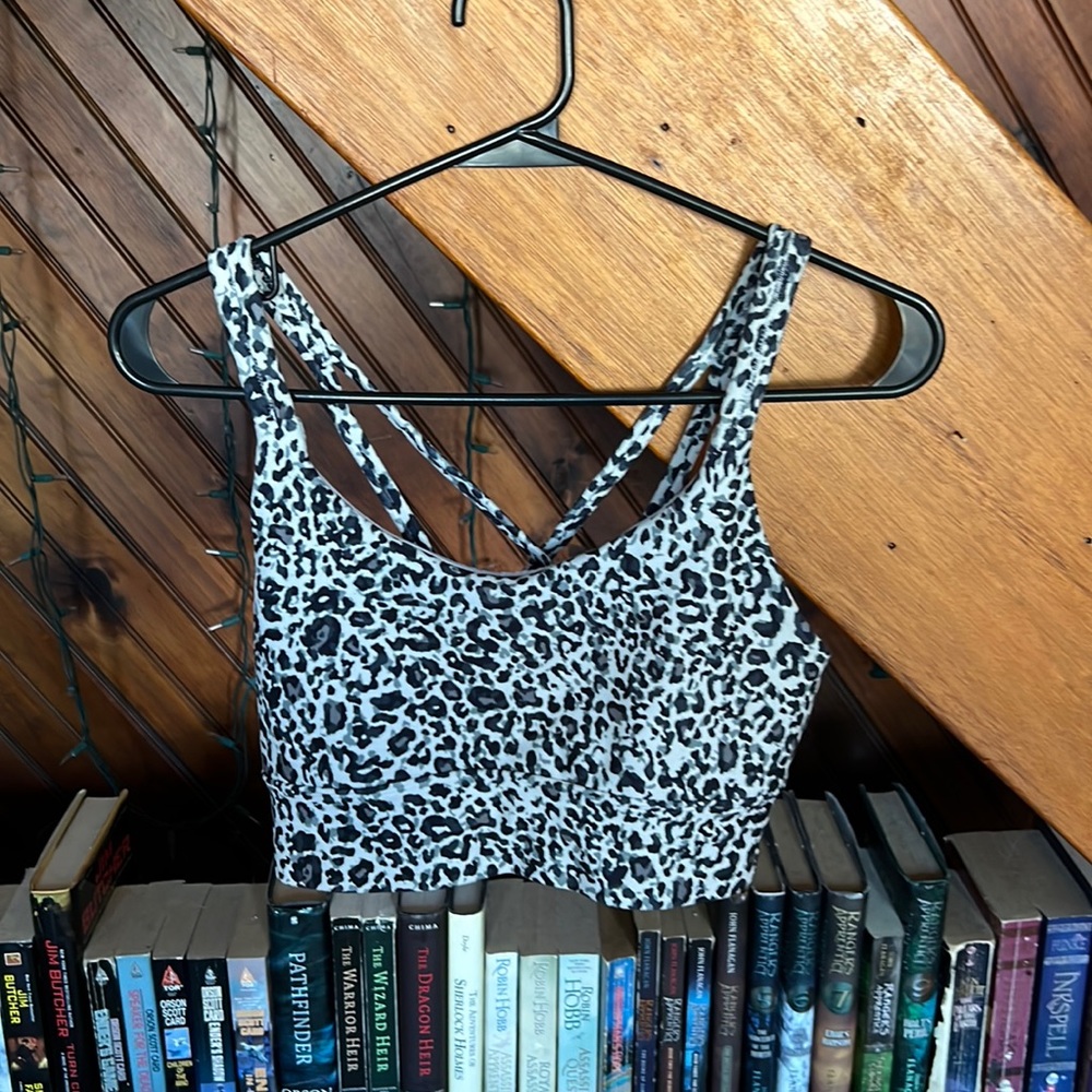 Cheetah Print Sport Bra